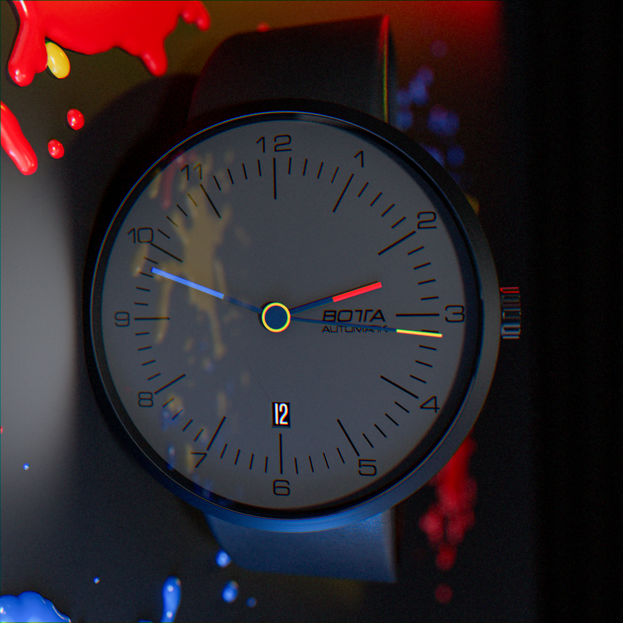 BOTTA TRES colores Automatikuhr